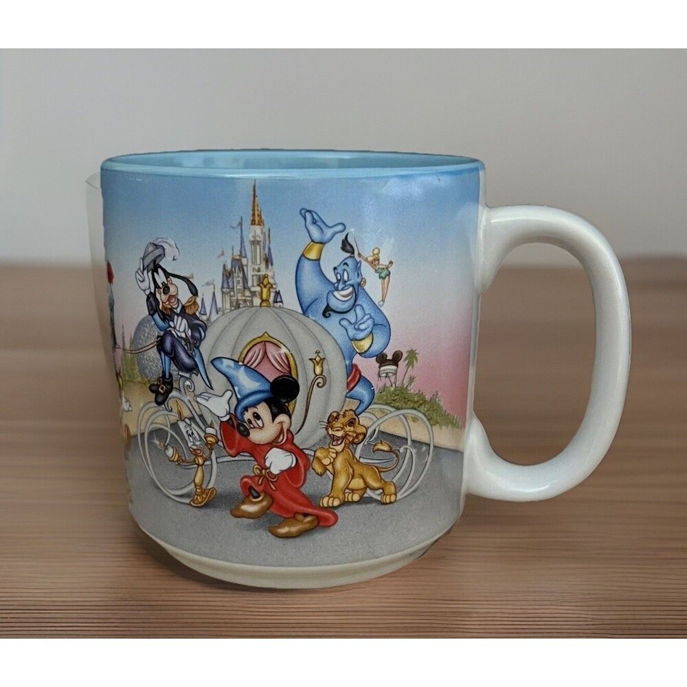 Walt Disney World 25th Anniversary Remember The Magic Coffee Mug 1996 Vtg